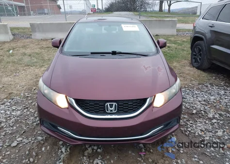 2013 Honda Civic Ex z USA, uszkodzony, nr VIN 2HGFB2F89DH510945